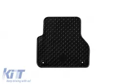 Rubber mats Gumarny Zubri suitable for Audi A6 sedan, wagon, Hybrid after 2018, A7 Sportback after 2018, 4-piece set, black color-image-6231936