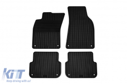Rubber mats Gumarny Zubri suitable for Audi A6 sedan, wagon 2004-2006, 4-piece set, black color-image-6251453