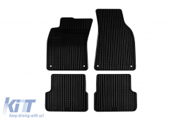 image-25-Rubber mats Gumarny Zubri suitable for Audi A6 sedan, wagon 2004-2011, 4-piece set, black color