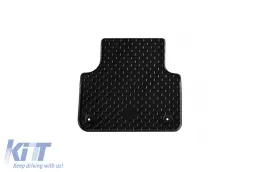 Rubber mats Gumarny Zubri suitable for Audi Q7 after 2015, Audi Q8 after 2018, 4-piece set, black color-image-6252092
