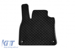 Rubber mats Gumarny Zubri suitable for Audi E-tron after 2019, 4-piece set, black color-image-6231996
