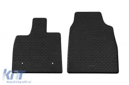 Rubber mats Gumarny Zubri suitable for BYD Tang EV after 2018, 3-piece set, black color-image-6231979