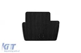Rubber mats Gumarny Zubri suitable for Citroen C4 2004-2010, Peugeot 307 2001-2007, 4-piece set, black color-image-6251233