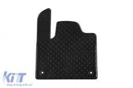 Rubber mats Gumarny Zubri suitable for Citroen C5 Aircross, Peugeot 3008, Opel Grandland X Hybrid after 2020, 4-piece set, black color-image-6252470