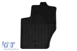 Rubber mats Gumarny Zubri suitable for Citroen C4, DS4 2011-2018, Peugeot 308 2007-2013, 4-piece set, black color-image-6251272