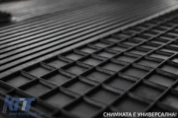 Rubber mats Gumarny Zubri suitable for Citroen C4, DS4 2011-2018, Peugeot 308 2007-2013, 4-piece set, black color-image-6251275