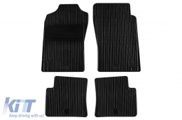 Rubber mats Gumarny Zubri suitable for Citroen Xsara, Xantia 1997-2003, 4-piece set, black color - ABFMC6024144