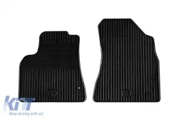 image-6-Rubber mats Gumarny Zubri suitable for Citroen Berlingo, Peugeot Partner 2008-2018, 2-piece set, black color
