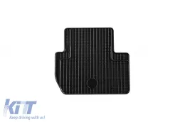 Rubber mats Gumarny Zubri suitable for Citroen C-Crosser, Peugeot 4007, Mitsubishi Outlander 2007-2012, ASX 2010-2015, Eclipse Cross after 2018, 4-piece set, black color-image-6251709