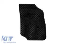 Rubber mats Gumarny Zubri suitable for Citroen C-Elysee, Peugeot 301 after 2012, 4-piece set, black color-image-6252030