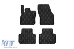 image-3-Rubber mats Gumarny Zubri suitable for Cupra Terramar after 2024, 4-piece set, black color
