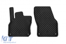 Rubber mats Gumarny Zubri suitable for Cupra Terramar after 2024, 4-piece set, black color-image-6254836