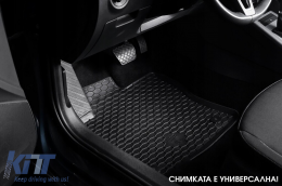Rubber mats Gumarny Zubri suitable for Cupra Terramar after 2024, 4-piece set, black color-image-6254838