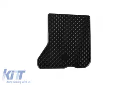 Rubber mats Gumarny Zubri suitable for Dacia Dokker after 2013, 4-piece set, black color-image-6251965