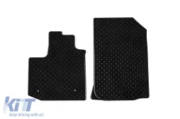 image-29-Rubber mats Gumarny Zubri suitable for Dacia Dokker Express after 2013, 2-piece set, black color