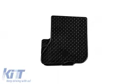 Rubber mats Gumarny Zubri suitable for Dacia Dokker, Lodgy, Logan, Sandero after 2012, 4-piece set, black color-image-6254258