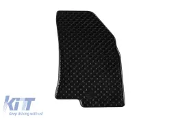 Rubber mats Gumarny Zubri suitable for Dacia Jogger after 2021, 4-piece set, black color-image-6254736