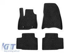 Rubber mats Gumarny Zubri suitable for Dacia Duster after 2024, 4-piece set, black color-image-6254790