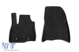 Rubber mats Gumarny Zubri suitable for Dacia Duster after 2024, 4-piece set, black color-image-6254791