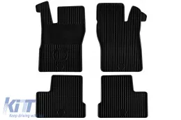 image-22-Rubber mats Gumarny Zubri suitable for Daewoo Nexia 1995-2000, 4-piece set, black color