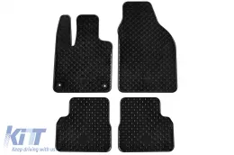 image-22-Rubber mats Gumarny Zubri suitable for Fiat 500e after 2020, 4-piece set, black color