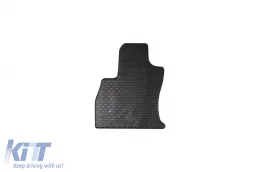 Rubber mats Gumarny Zubri suitable for Fiat 500L after 2013, 4-piece set, black color-image-6252007