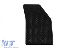 Rubber mats Gumarny Zubri suitable for Fiat Tipo hatchback, wagon after 2016, 4-piece set, black color-image-6254402