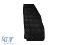 Rubber mats Gumarny Zubri suitable for Fiat Grande Punto 2006-2009, Linea 2007-2018, Punto EVO 2009-2012, Punto 2012-2018, 4-piece set, black color-image-6251566
