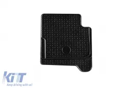 Rubber mats Gumarny Zubri suitable for Fiat Grande Punto 2006-2009, Linea 2007-2018, Punto EVO 2009-2012, Punto 2012-2018, 4-piece set, black color-image-6251568