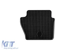 Rubber mats Gumarny Zubri suitable for Ford Fiesta 2009-2016, Fusion 2005-2012, 4-piece set, black color-image-6251783