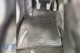 Rubber mats Gumarny Zubri suitable for Ford Fiesta 2009-2016, Fusion 2005-2012, 4-piece set, black color-image-6251785