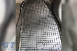Rubber mats Gumarny Zubri suitable for Ford Fiesta 2009-2016, Fusion 2005-2012, 4-piece set, black color-image-6251786