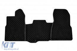 image-8-Rubber mats Gumarny Zubri suitable for Ford Tourneo Custom after 2013, Transit Custom after 2013, Transit after 2014, 3-piece set, black color
