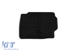 Rubber mats Gumarny Zubri suitable for Ford Mondeo 2014-2022, 4-piece set, black color-image-6254299