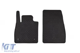 image-1-Rubber mats Gumarny Zubri suitable for Ford Tourneo Courier after 2023 with 2 seats, 2-piece set, black color