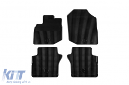 image-21-Rubber mats Gumarny Zubri suitable for Honda Jazz 2008-2014, 4-piece set, black color