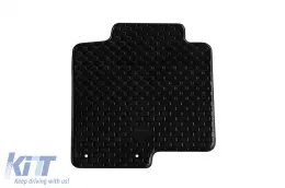 Rubber mats Gumarny Zubri suitable for Hyundai i40 sedan, wagon 2011-2019, 4-piece set, black color-image-6251888