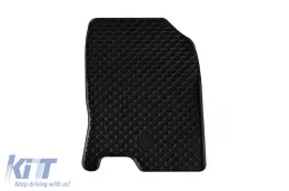 Rubber mats Gumarny Zubri suitable for Hyundai Kona, Kona HeV 2018-2023, 4-piece set, black color-image-6252226