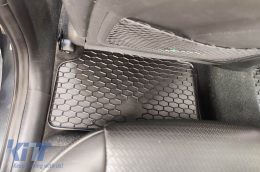 Rubber mats Gumarny Zubri suitable for Hyundai Kona Electric 2019-2023, 4-piece set, black color-image-6252453