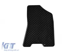 Rubber mats Gumarny Zubri suitable for Hyundai Tucson 2015-2020, Kia Sportage after 2016, 4-piece set, black color-image-6254315