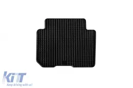 Rubber mats Gumarny Zubri suitable for Kia Carens 2006-2012, 4-piece set, black color-image-6251615