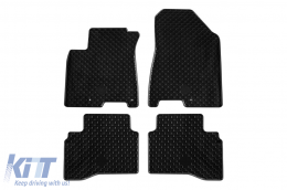 image-24-Rubber mats Gumarny Zubri suitable for Kia Niro after 2016, 4-piece set, black color
