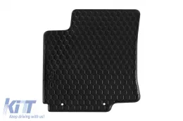 Rubber mats Gumarny Zubri suitable for Kia Rio 2010-2016, 4-piece set, black color-image-6251861