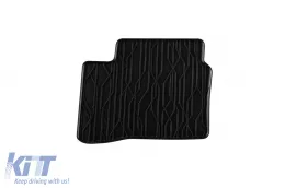 Rubber mats Gumarny Zubri suitable for Kia Picanto 2010-2016, 4-piece set, black color-image-6251848