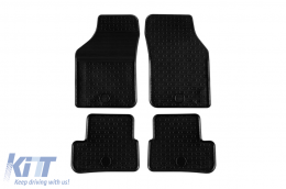 Rubber mats Gumarny Zubri suitable for Lada Samara after 1986, 4-piece set, black color - ABFMF6024196