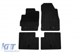 Rubber mats Gumarny Zubri suitable for Mazda 2 2007-2014, 4-piece set, black color - ABFMM6024133