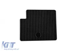Rubber mats Gumarny Zubri suitable for Mazda 2 2007-2014, 4-piece set, black color-image-6251281