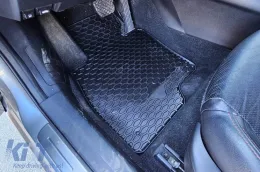 Rubber mats Gumarny Zubri suitable for Mazda 3 2013-2018, Mazda 6 after 2013, 4-piece set, black color-image-6252000