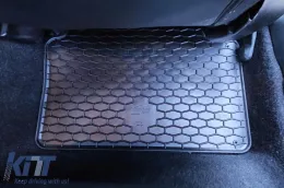 Rubber mats Gumarny Zubri suitable for Mazda 3 2013-2018, Mazda 6 after 2013, 4-piece set, black color-image-6252002