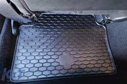 Rubber mats Gumarny Zubri suitable for Mazda 3 2013-2018, Mazda 6 after 2013, 4-piece set, black color-image-6252003